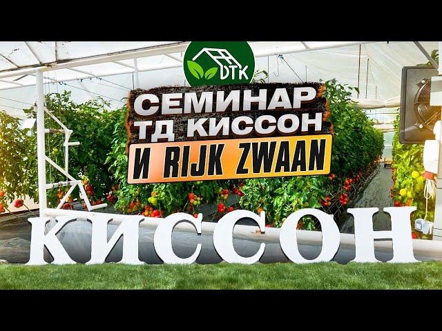 Демонстрационные теплицы Киссон. Совместный семинар ТД Киссон и Rijk Zwaan.