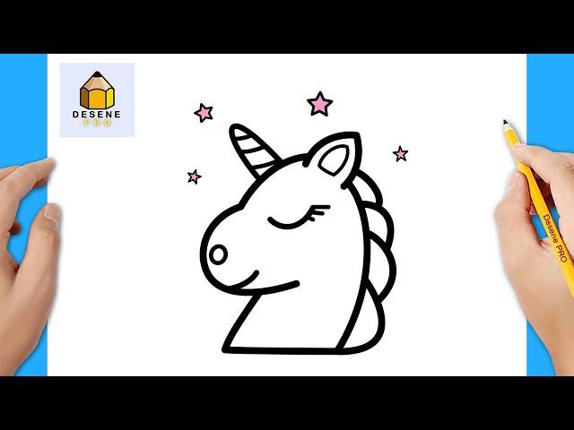 Cum să desenezi un unicorn usor | Desene pas cu pas