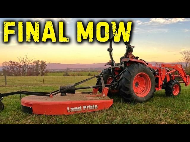 Bush Hogging the Hayfield & Prepping for Company | Lawn Mower Engine Troubles!