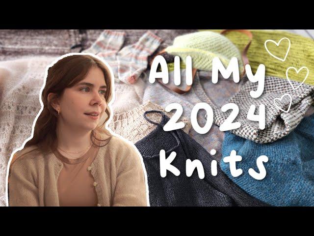 Everything I knit in 2024(All 23 Knits review)