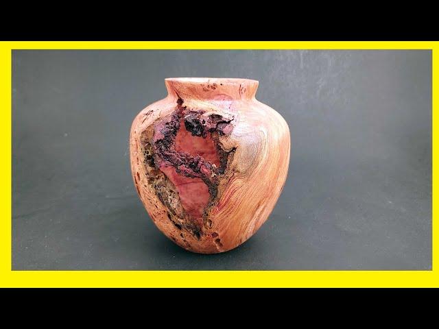 Cherry Burl Hollow Form - 4 Ways Collaboration