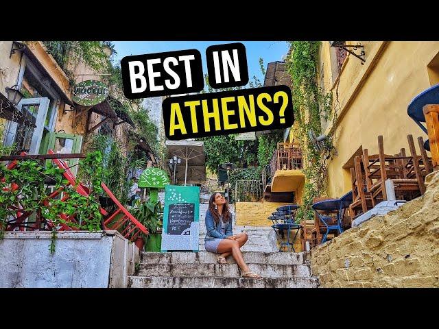 WHERE to STAY in ATHENS GREECE - BEST NEIGHBORHOOD in ATHENS | AIRBNB Tour in PLAKA