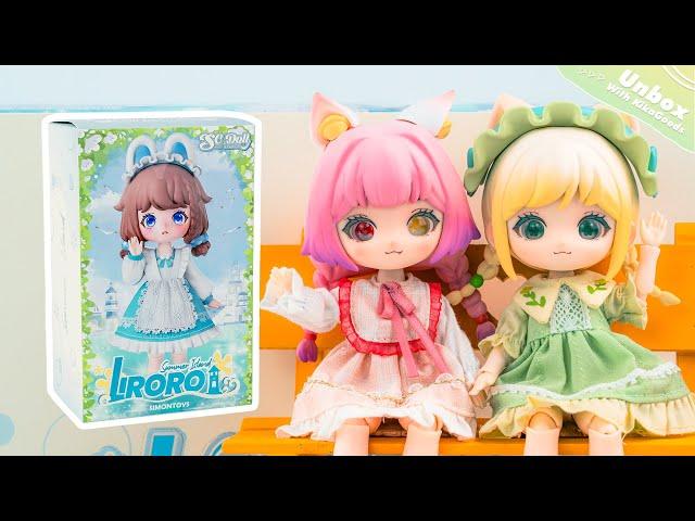 Unbox with KikaGoods | Liroro Summer Island Series Action Figure BJD Blind Box #unboxing #bjd #cute