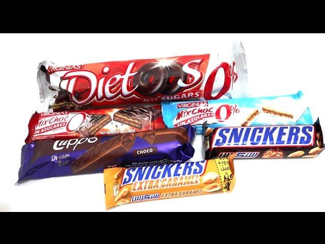 MEGA UNBOXING CHOCOLATES SNICKERS VIRGINIAS DIETOOS WAFERS LUPPO CHOCO