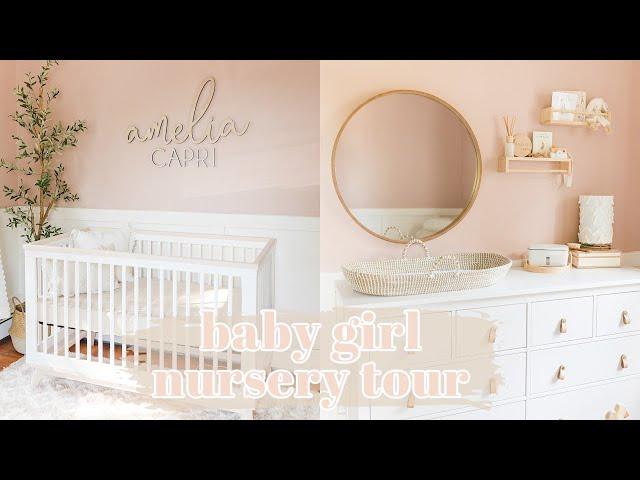 BABY GIRL NURSERY TOUR & ORGANIZATION