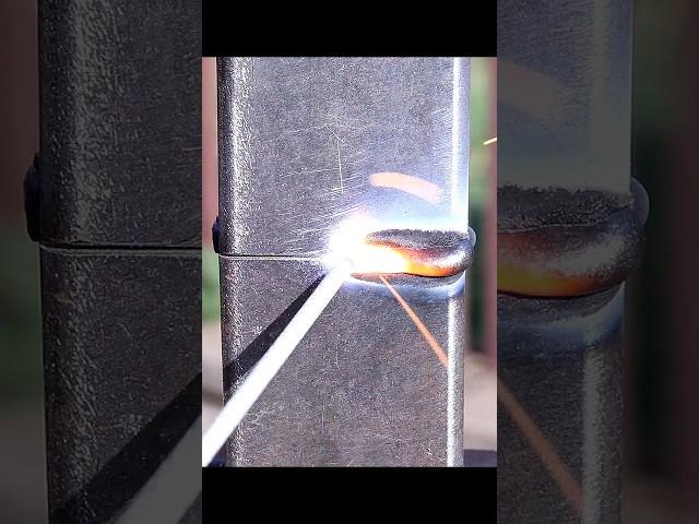 A 50-year-old welder showed this method of welding thin metal! #shorts