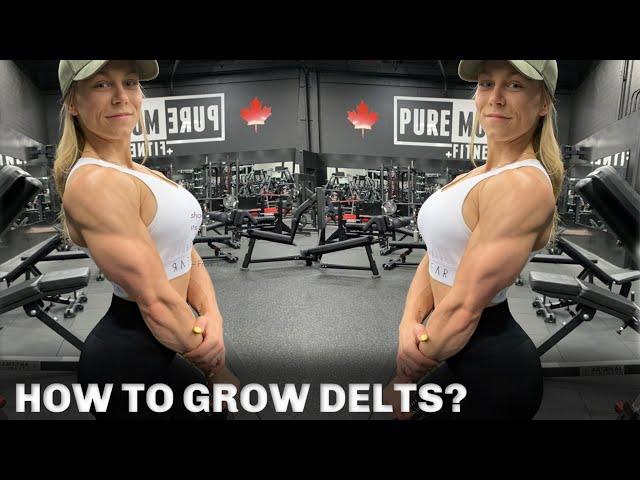 FULL RAW SHOULDER WORKOUT ft. FIGURE COMPETITOR...