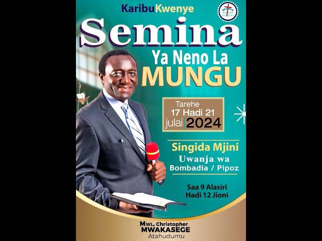 3. KUONDOA MAZUIO KATIKA MIFUMO YANAYOZUIA  KUFANIKIWA KWAKO || MWL CHRISTOPHER MWAKASEGE || Singida