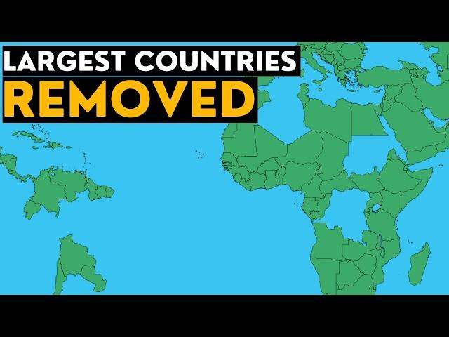 What If the Three Largest Countries Were Removed from Each Continent?