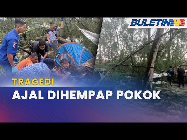 TRAGEDI | Warga Emas Maut Dihempap Pokok Ketika Berkhemah