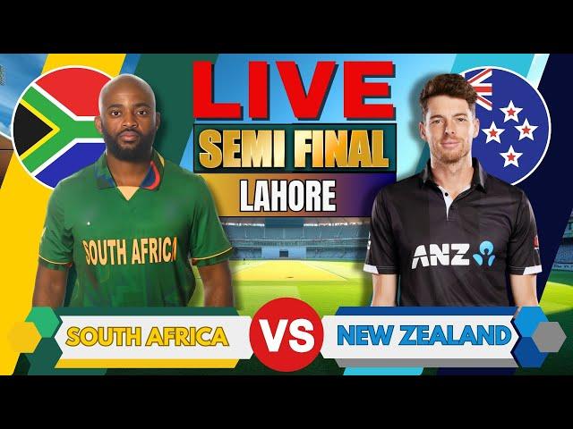 South Africa vs New Zealand LIVE | Champions Trophy 2025 Semi-Final | SA vs NZ, Cricket Match Score