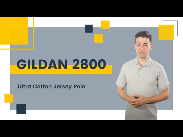 Gildan 2800 Ultra Cotton Jersey Polo | BlankApparel.ca