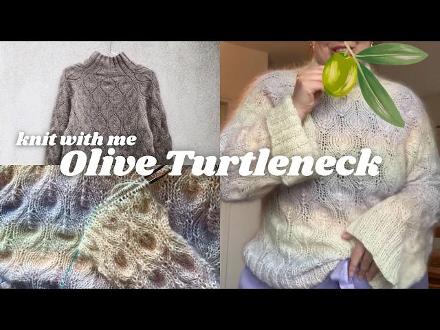 Olive Turtleneck by Knitting for Olive / Knit with me / Project Vlog / Spin That Wheel 1