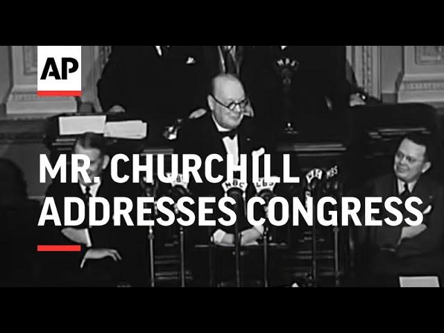 Mr Churchill Addresses Congress - SOUND