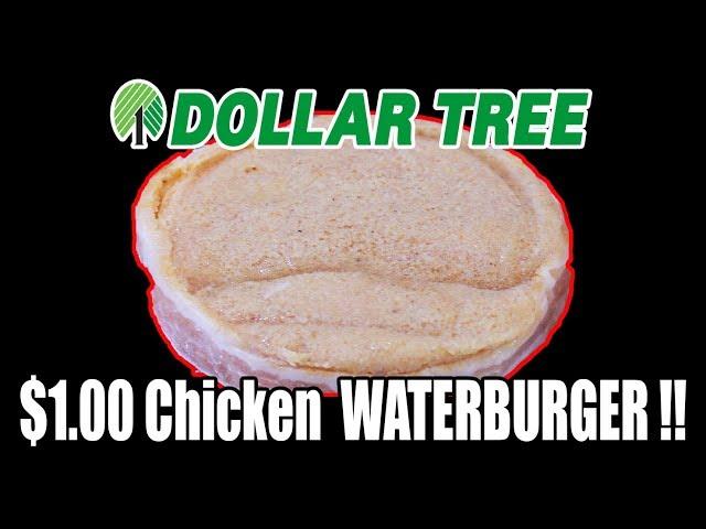 Dollar Tree $1.00 Chicken WATERBURGER! - WHAT ARE WE EATING?? - The Wolfe Pit