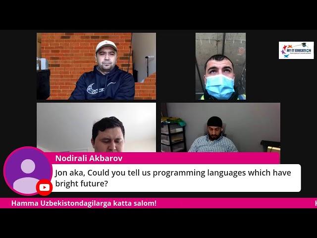 Live stream with Jon Toshmatov