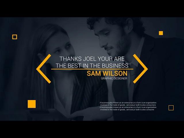 Corporate Titles | After Effects template