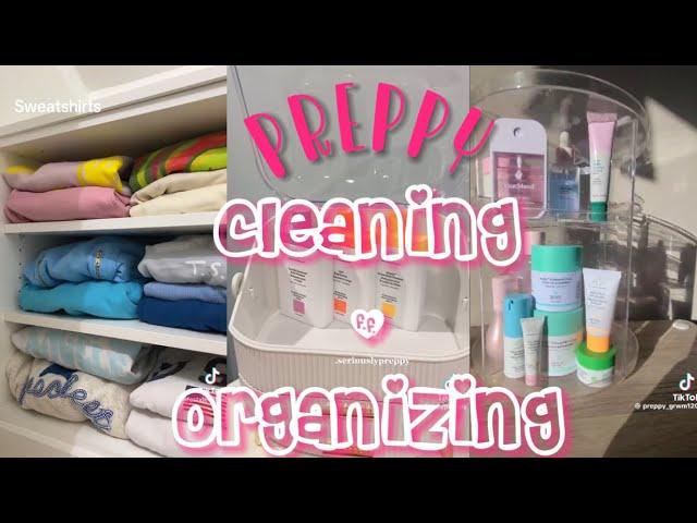 preppy cleaning + organizing | ️️ | @nivyaaa | subscribe + like! |