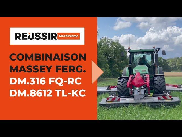 Essai combinaison Massey Ferguson DM.316 FQ-RC et DM.8612 TL-KC : simplicité et compacité