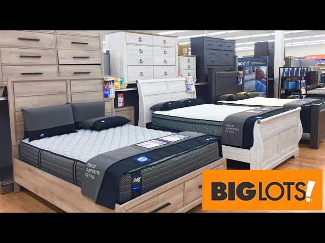 BIG LOTS BEDS BEDROOM FURNITURE DRESSERS BED FRAMES SHOP WITH ME SHOPPING STORE WALK THROUGH