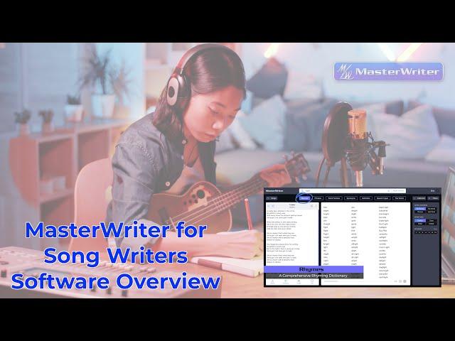 MasterWriter for SongWriters - New Version for 2020 - The Ultimate SongWriting Software!