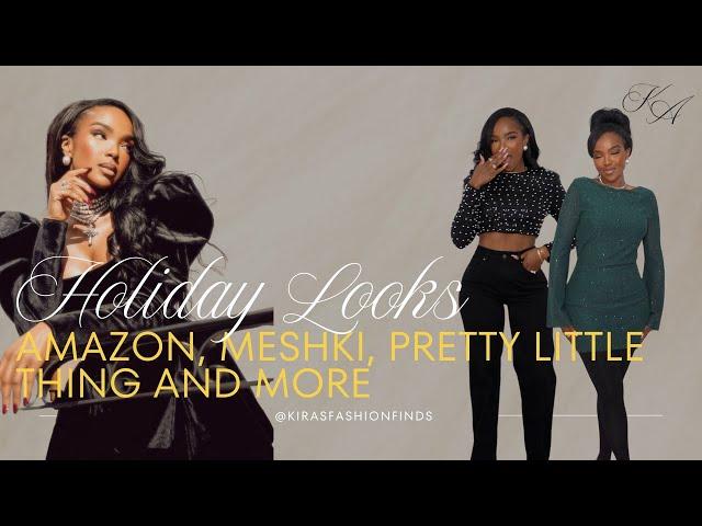 Recent Amazon Order | Holiday Try On Haul | Trendy Outfits For Parties | Kira's Fashion Finds pt 2