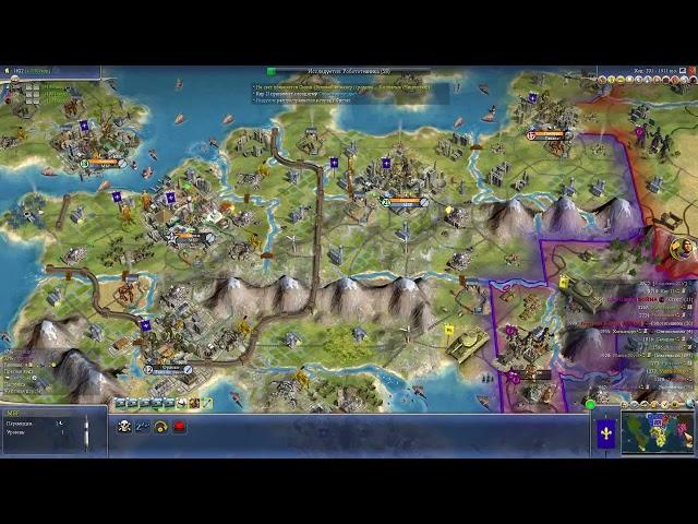 Civilization 4. Карта Земли за Людовика. Серия 13.