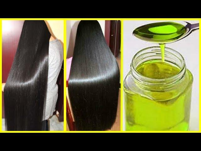 Homemade Oil To Stop Hair Fall & Hair Loss - Grow Extremely Long Hair & Thicker Hair