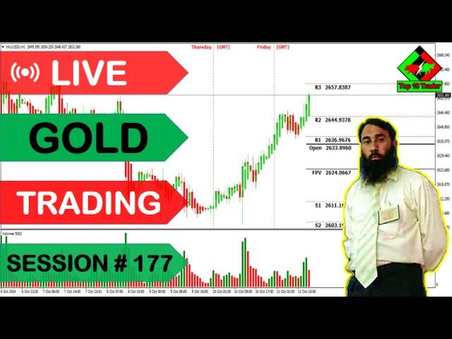 XAUUSD Live trading session 177/ XAUUSD Technical Analysis | #top10trader