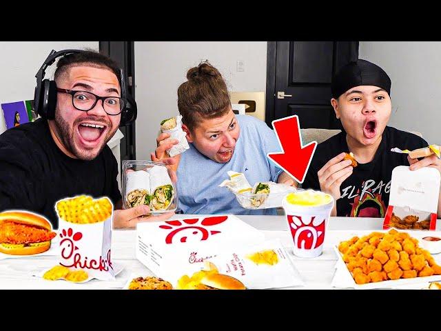 MindOfRez CHICK-FIL-A MUKBANG with Kaylen and Jayden!