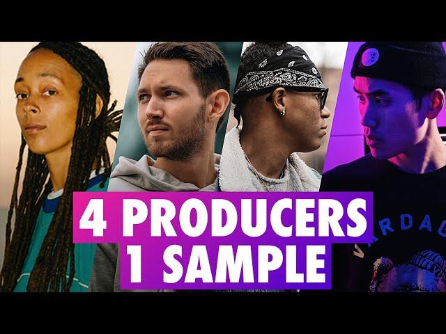 4 PRODUCERS FLIP THE SAME SAMPLE ft. Tilden Parc, Hallman, Sarah the !llstrumentalist