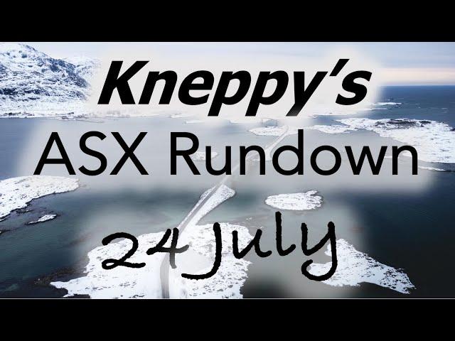 ASX Daily Rundown | Wagners UPGRADE, SciDev Positive Appendix 4C, PLS and WAF Quarterly, plus MORE