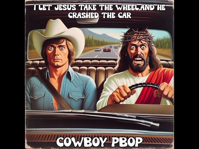 I Let Jesus Take The Wheel,And He Crashed The Car (rare 1970's country vinyl)