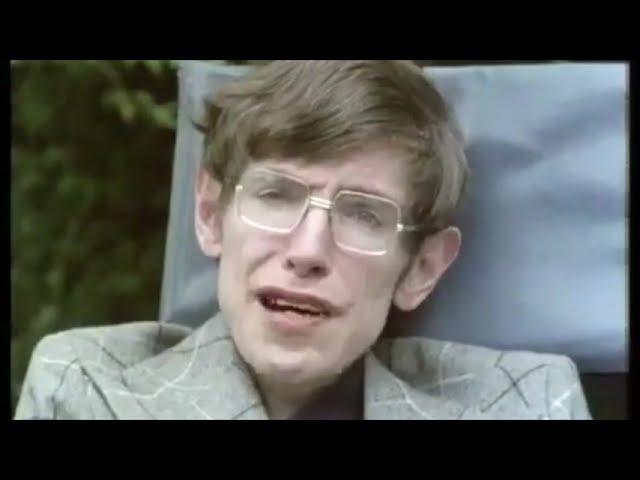 Stephen Hawking in an early Interview (1977)