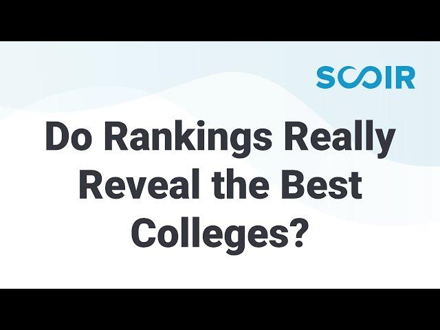 Do Rankings Really Reveal the Best Colleges?