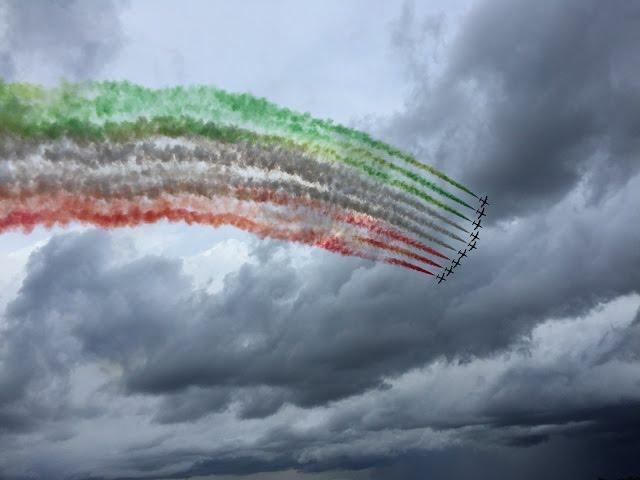 Finmeccanica celebrates the 55th anniversary of the Frecce Tricolori