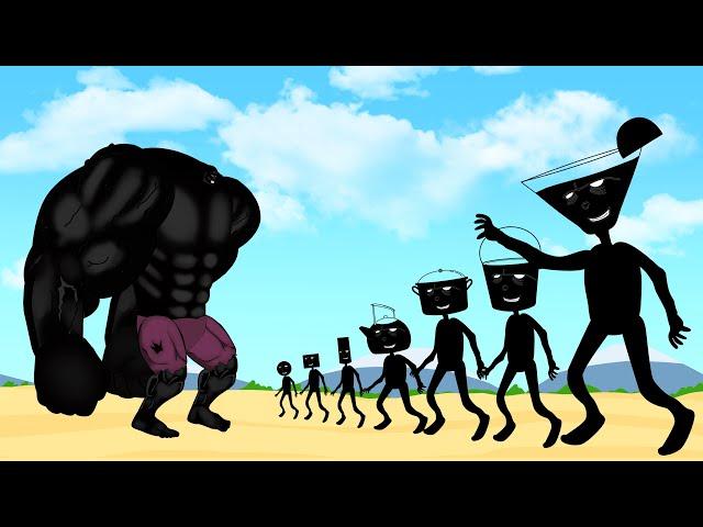 Evolution Of BLACK HULK Vs Evolution Of MONSTER RADIATION : Returning From The Dead SECRET