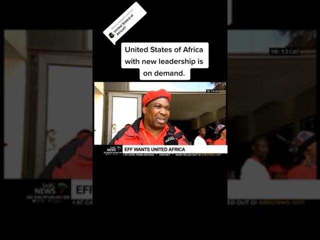 We want the United States of Africa (youths of Africa)