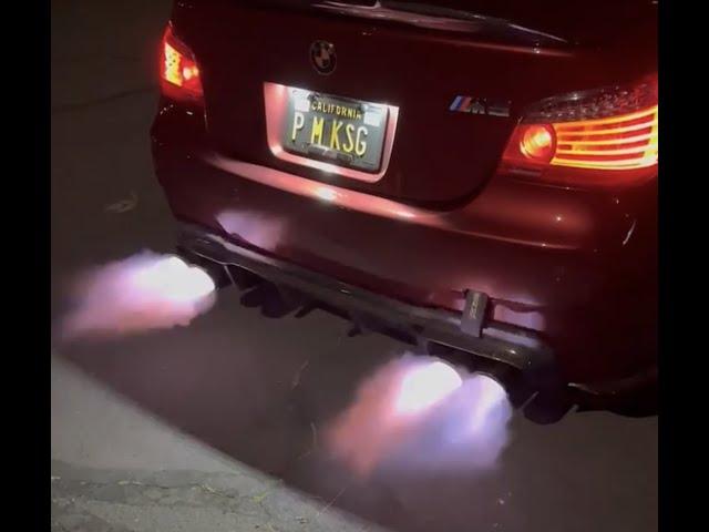 BMW E60 M5 Custom Exhaust And Tune