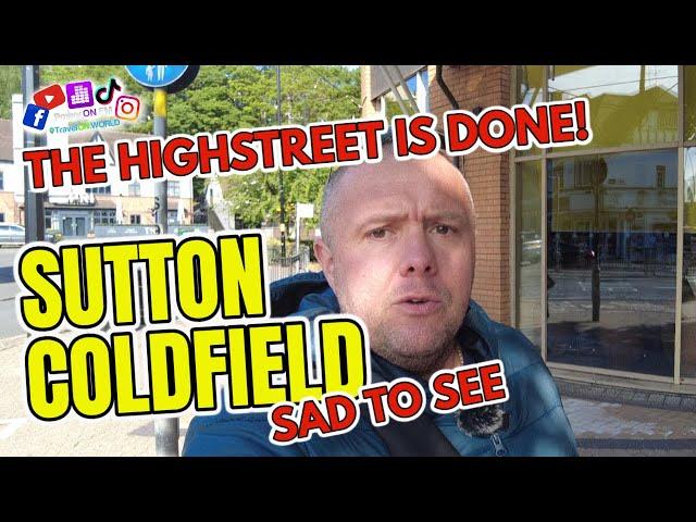 What has happened to the UK highstreet? Evecuated in Sutton Coldfield!