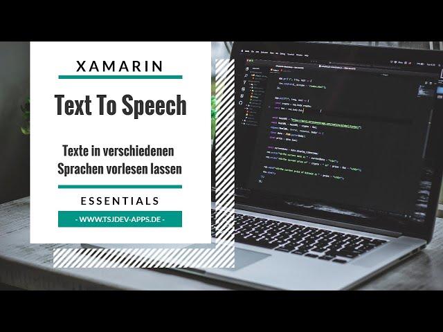 Text To Speech | Xamarin.Essentials | tsjdevapps