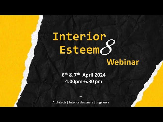 LIVE:  Excited for the Interior Estimation Webinar Tomorrow!!!