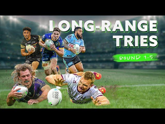 The best long-range tries so far | Rounds 1-5, 2022 | NRL