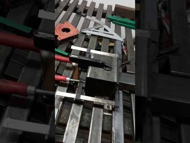 Jig for fence posts #diy #welding #fabrication #fence