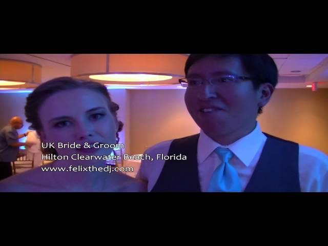 Tampa Wedding DJ Hilton Clearwater Beach Wedding Reception Tampa DJ