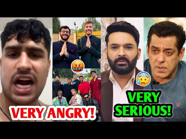 BIG LAFDA! Indian YouTubers get HATE for this...| CarryMinati, MrBeast, Salman Khan, Kapil Sharma