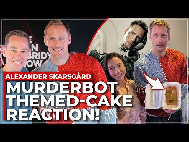 Alexander Skarsgard's Hilarious Murderbot Themed-Cake Surprise 