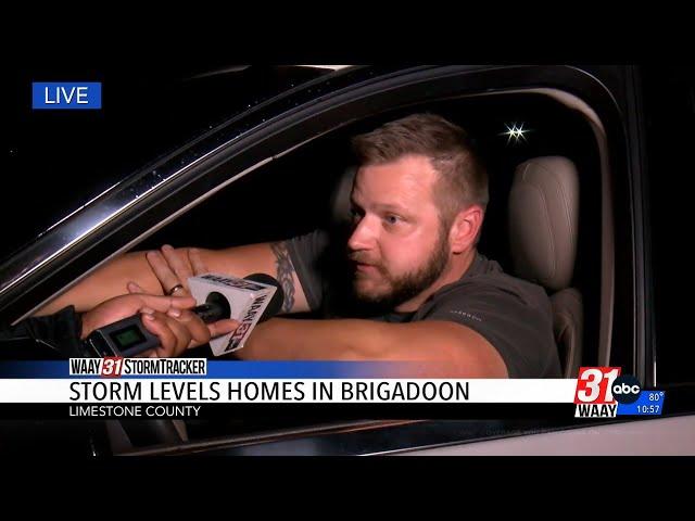 Storms level homes in Brigadoon in Limestone County