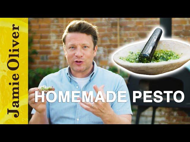 How to Make Homemade Pesto | Jamie Oliver