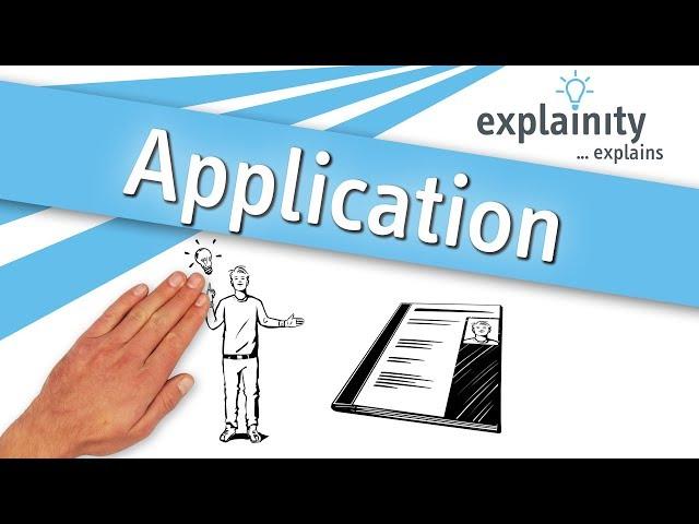 Application explained (explainity® explainer video)